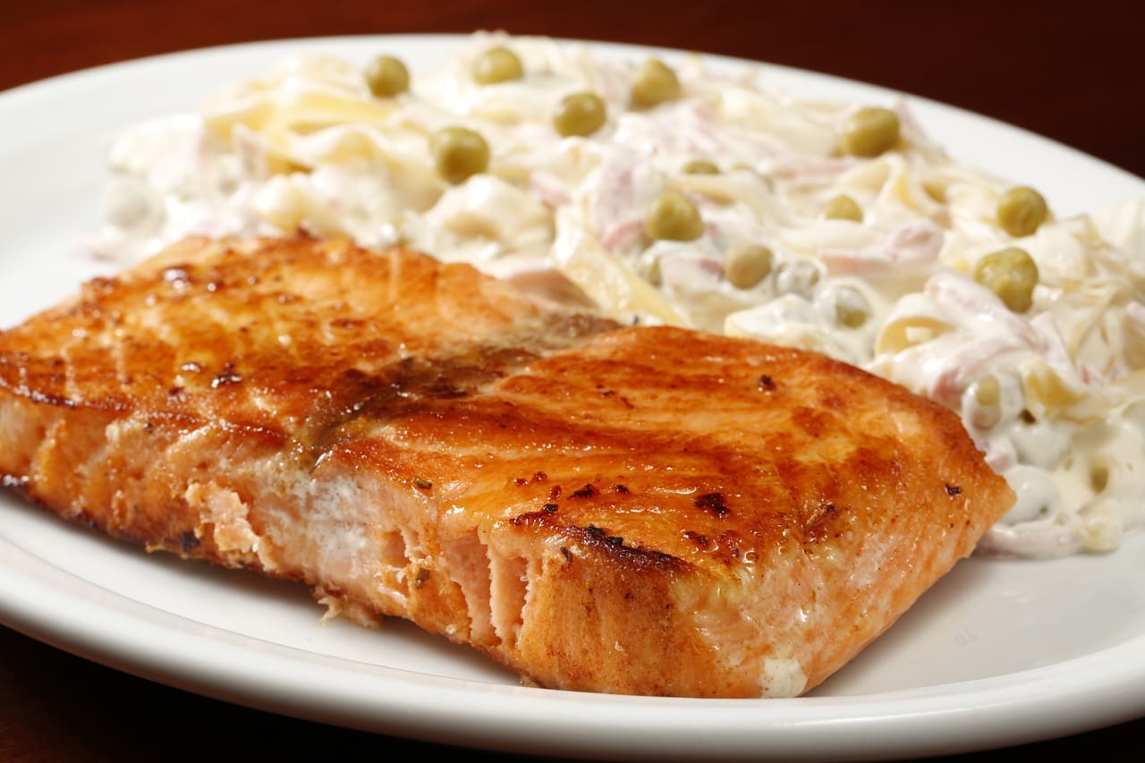 Talharim Parisiense com Salmon